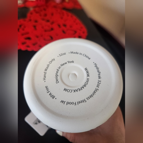 Hydrapeak- Skull/Floral Design 32oz Food Jar - Picture 7 of 9